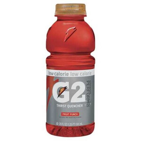G2, Low Calorie Sports Drink, 20 oz ready to drink, Fruit Punch, PK24