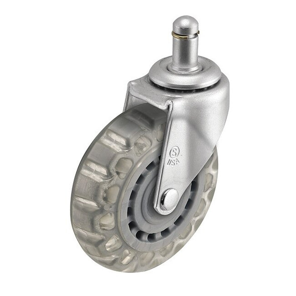 3" X 13/16" Non-Marking Pvc Swivel Caster, No Brake, Loads Up To 120 lb