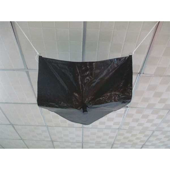 Manufacturer Varies Roof Leak Diverter, 2-1/2 ft., Black 42X289