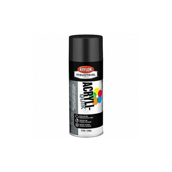 Krylon Industrial Spray Paint,Black,Gloss K01601A07 Krylon Industrial Spray Paint,Black,Gloss K01601A07