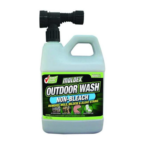Moldex Liquid 56 oz. Mold Mildew Remover, Hose End Connection Bottle 5330