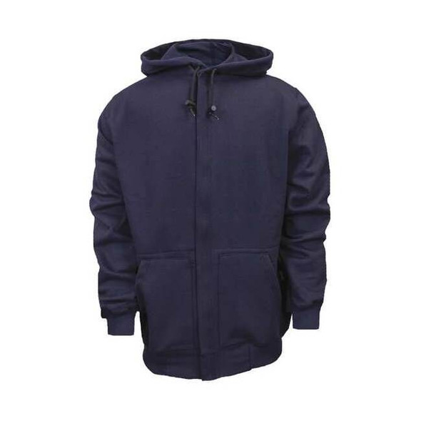 Men's Flame-Resistant Hooded Sweatshirt, 22 cal/sq cm, XL, UltraSoft(R)