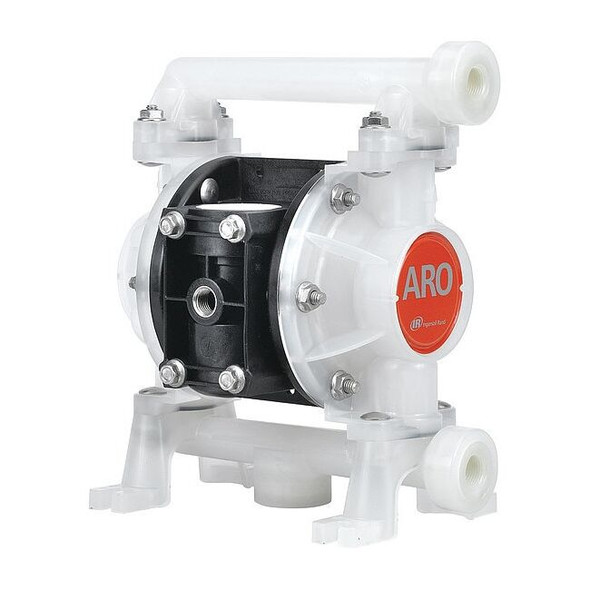 Aro Double Diaphragm Pump, Acetal, Air Operated, Hytrel, 10.6 GPM PD03P-ADS-DCC