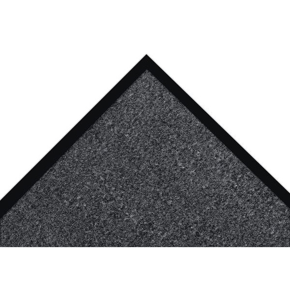 Entrance Mat, Polypropylene, 3/8 in Thick, Charcoal, 3 ft W x 5 ft L