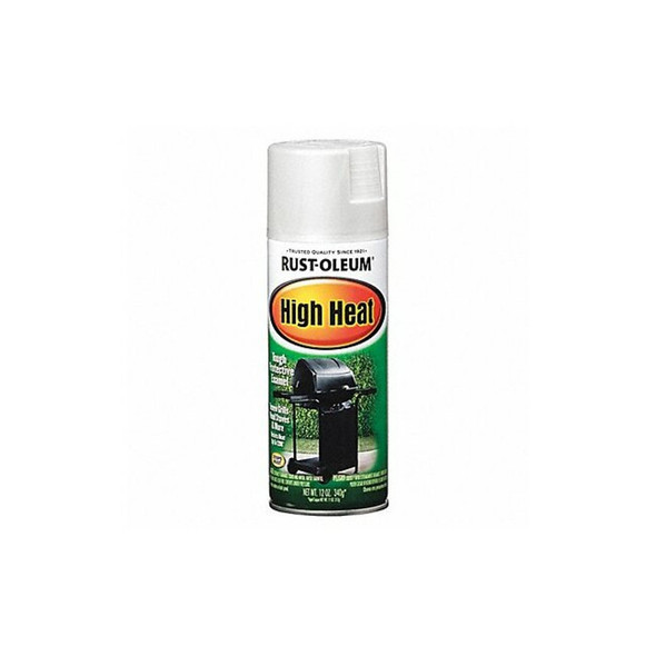 Rust-Oleum Spray Paint, Silver, Satin, Solvent, 12 Oz 7716830