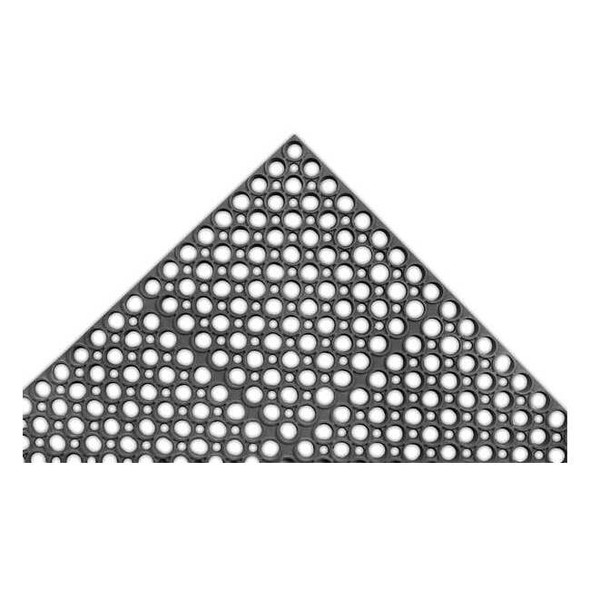 Notrax Interlocking Drainage Mat, 3 ft W x Nitrile Rubber, Black T13S0035BL