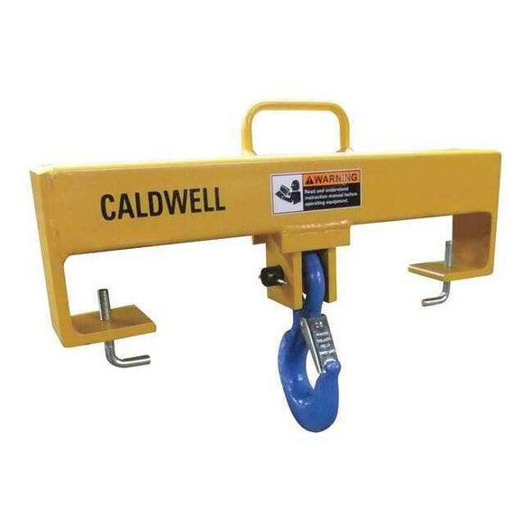 Caldwell Forklift Lifting Beam,4,000 lb,Yellow 10F-2-20