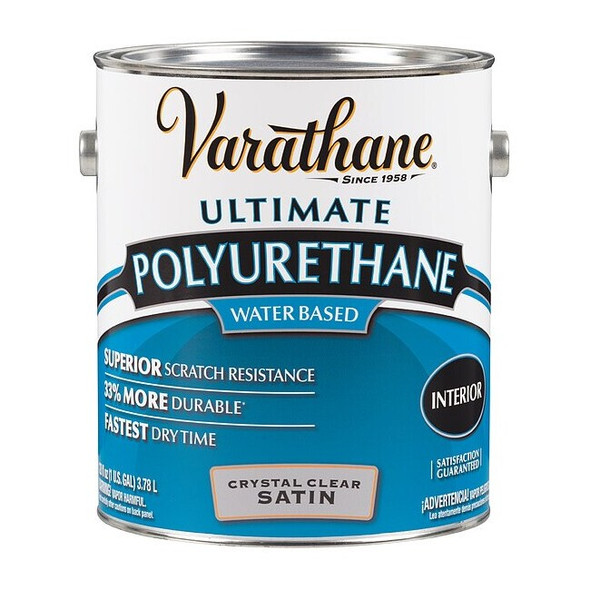 Varathane Polyurethane,Clear,Satin,1 gal. 200231