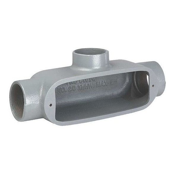 Hubbell Killark Conduit Outlet Body,Iron,Trd Sz 1 1/2in OT-5M