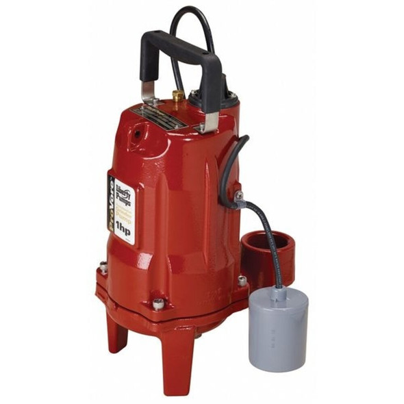 Liberty Pumps Grinder Pump, 10 ft, Single, 230V AC PRG102M
