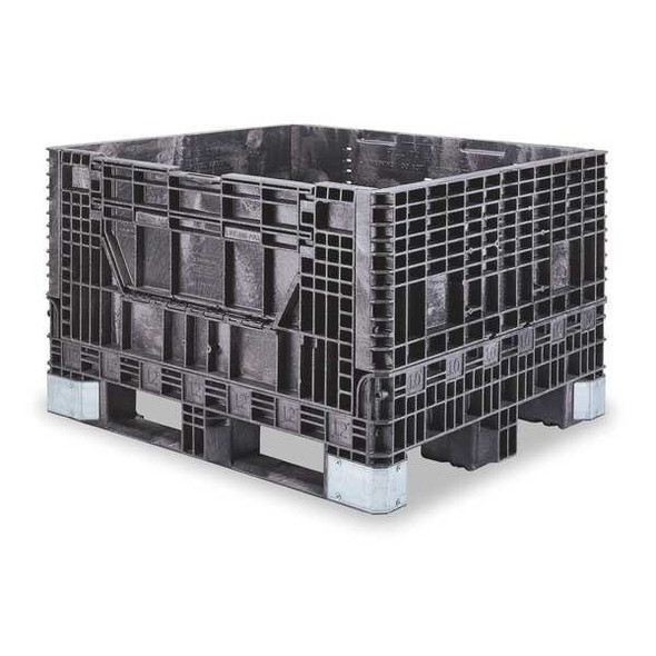 Buckhorn CollaspeBulkCntr,47.625inL,39.75inW,Blk BH4840342010000