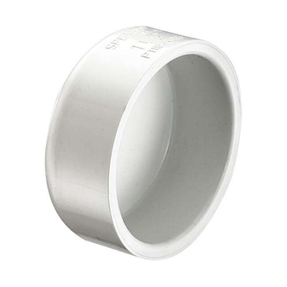 Manufacturer Varies PVC Cap, Socket, 4 in Pipe Size P116-040
