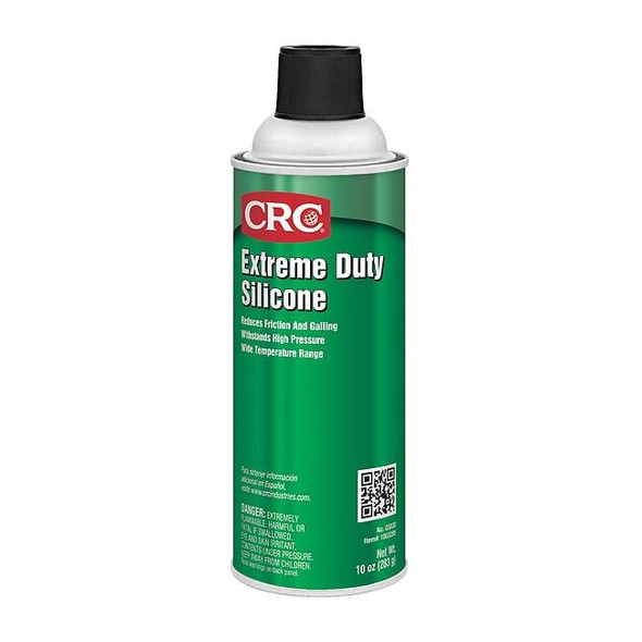 Crc Silicone Lubricant, 10 oz, Aerosol Can, Silicone, Colorless 03030