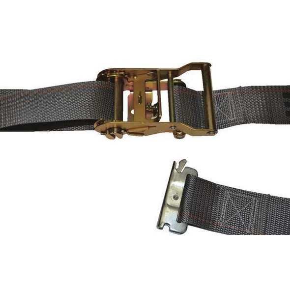 Kinedyne Logistic Ratchet Strap,16ft x 2In,1000lb 641601GRA