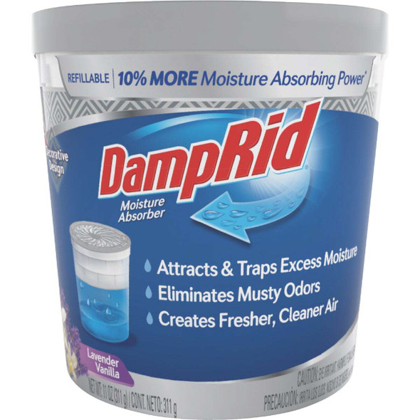 DampRid 11 Oz. Lavender Vanilla Moisture Absorber FG01LVSB