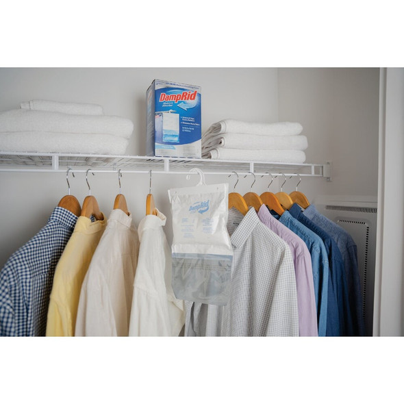 DampRid 15.4 Oz. Fragrance Free Moisture Absorber Hanging Bag (3-Ct.) FG83FFESB 644799