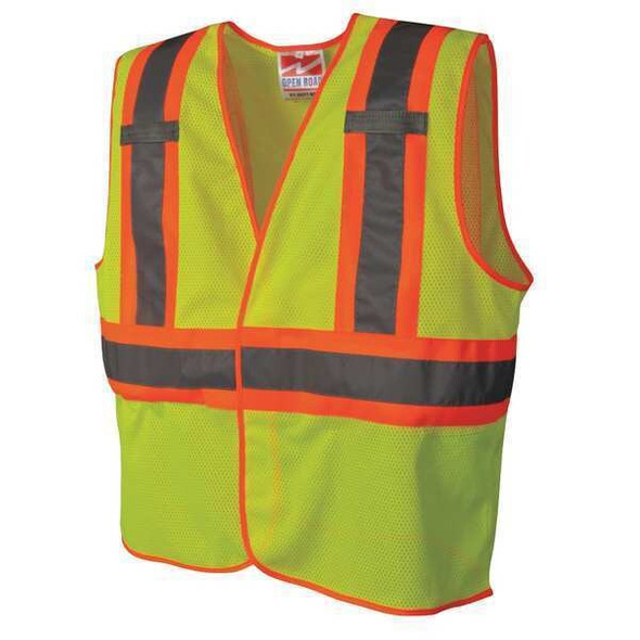 Viking Hi Vis Vest,Class 2,4XL/5XL,Lime U6110G-4XL/5XL Viking Hi Vis Vest,Class 2,4XL/5XL,Lime U6110G-4XL/5XL