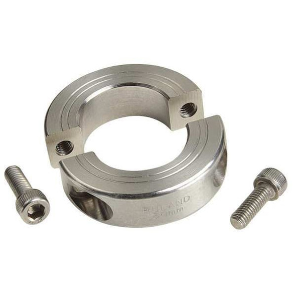 Ruland Shaft Collar, Clamp, 2Pc, 20mm, 316 SS MSP-20-ST
