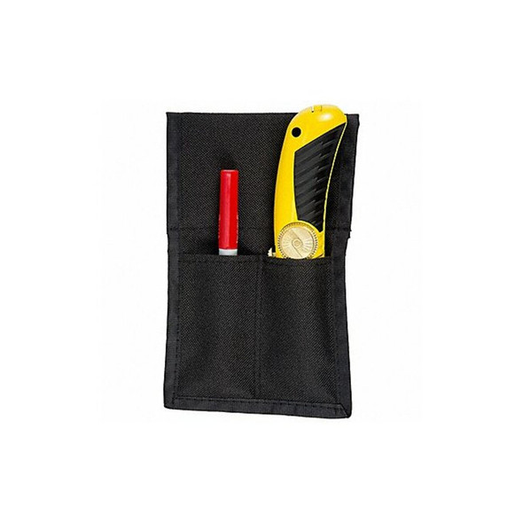 Pacific Handy Cutter Tool Pouch, Tool Holster, Black, Nylon, 2 Pockets UKH325