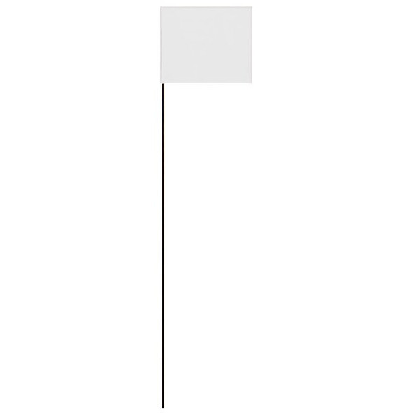 Hy-Ko MarkingFlag,White,Vinyl,21inH,PK25 SF-21/WH