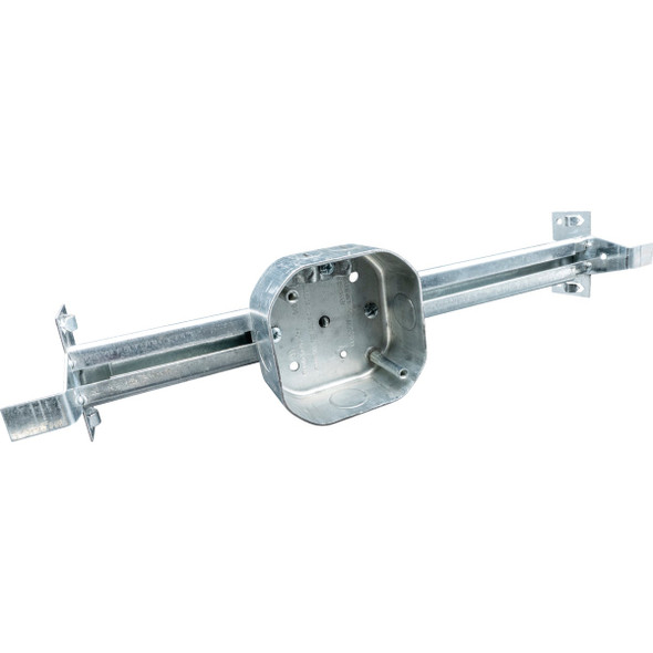 Southwire 4 In. W. 14 Cu. In. Ceiling Fan Box with Bar Hanger 54151-FANBH-UPC