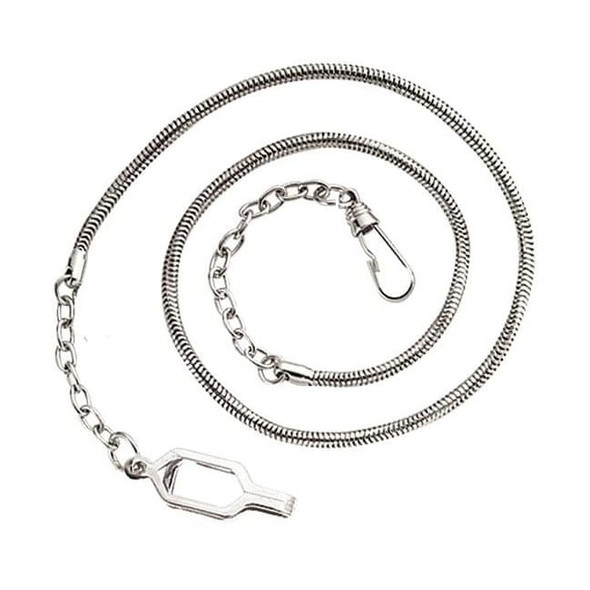 Heros Pride Whistle Chain,Metal,Nickel 4014N