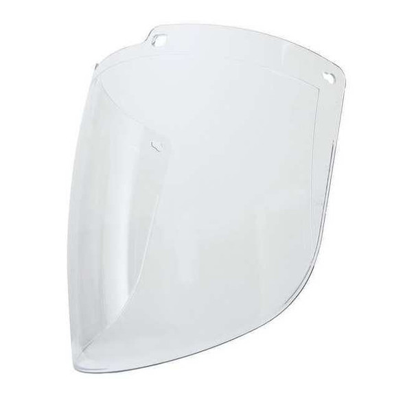 Face Shield Visor, Clear Visor, Polycarbonate, Uncoated Lens, clear
