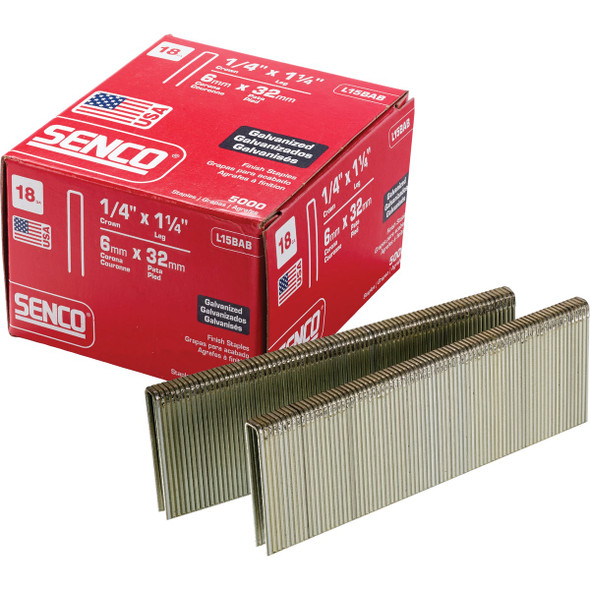 Senco 18ga 1-1/4" Med Staple L15BAB