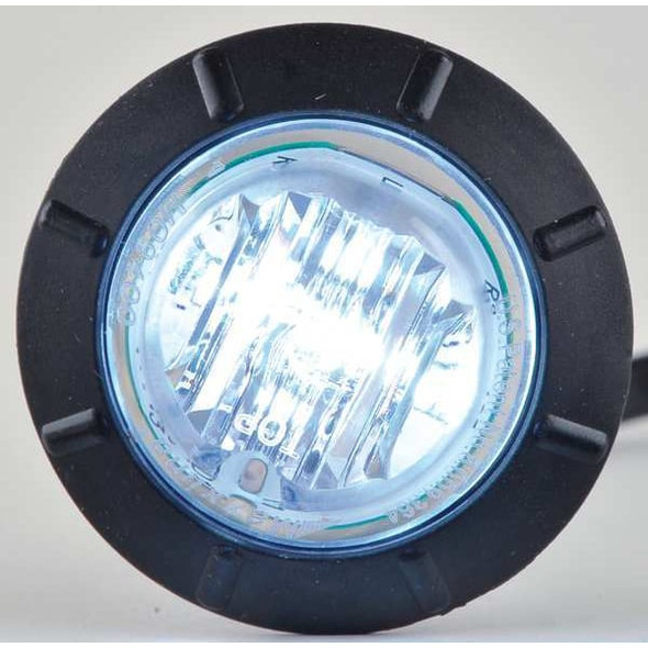 Maxxima Courtesy Light,6 LED,1-1/4In Round,White M09400WCL