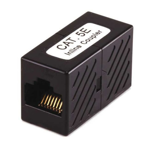 Monoprice CAT5E,RJ45,Inline Coupler,Black 7283