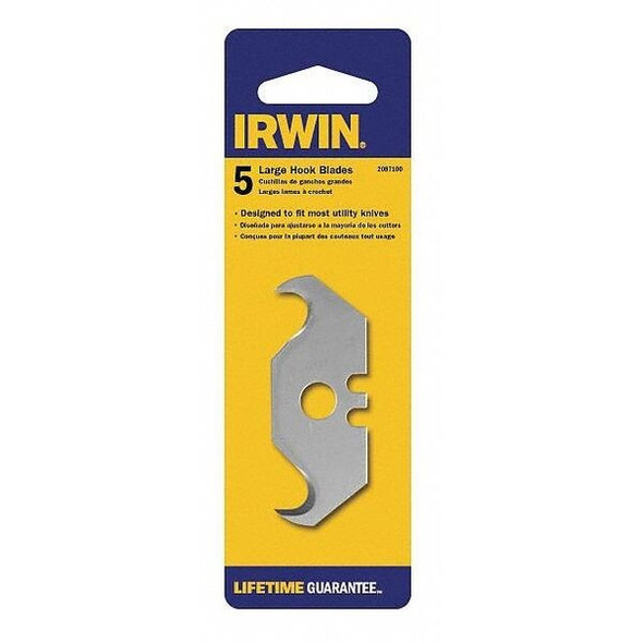 Irwin Hook Utility Blade,11/16" W, PK5 2087100