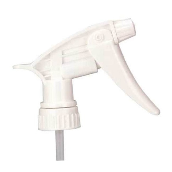 9-1/4"White, Plastic Trigger Sprayer, Size: 9-1/4", PK6