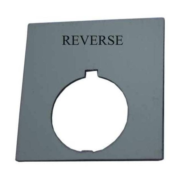 Eaton LegendPlate,Reverse,Wht/Blk,Rectangular HT8SP30