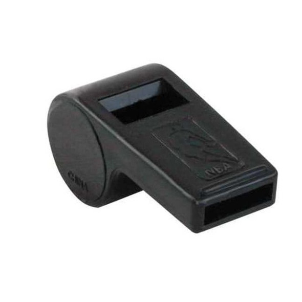 Spalding Whistle, Plastic, Black, With Lanyard 8304SP