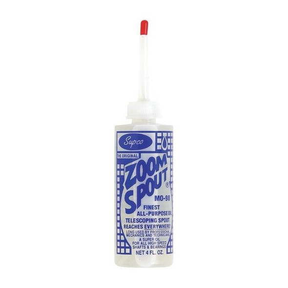 Supco Lubricating Oil, 4 fl oz, Bottle, Paraffin Base, Clear MO98
