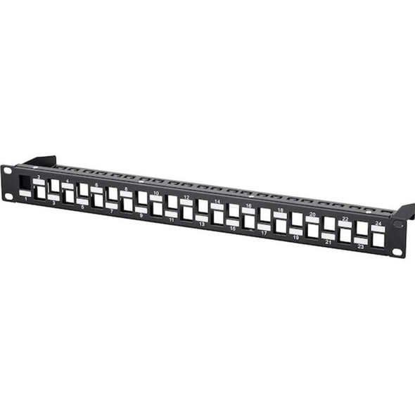Monoprice Rackmount Keystone Jack Panel,24 Ports 7260