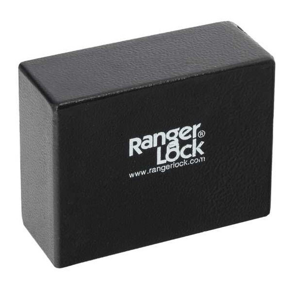 Ranger Lock Padlock Guard,Hardened Steel,Blk,3"L RGCJ-00