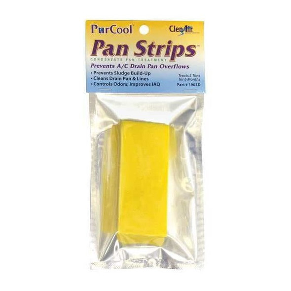 Nu-Calgon Condensate Pan Treatment,Solid,Yellow 61043