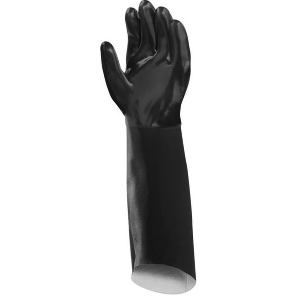 AlphaTec(R) 09-928 Chemical Resistant Gloves, Neoprene, 18 in L, 80 mil, Black, 10, 1 PR