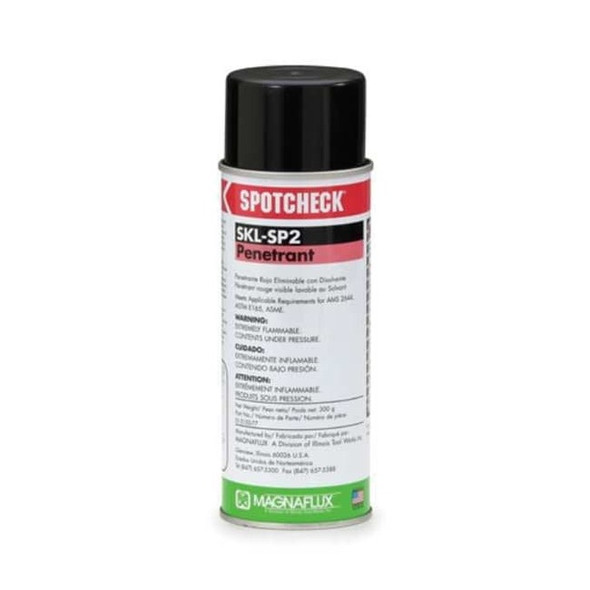 Magnaflux Dye Penetrant, 10.5 oz, Aerosol Can SKL-SP2
