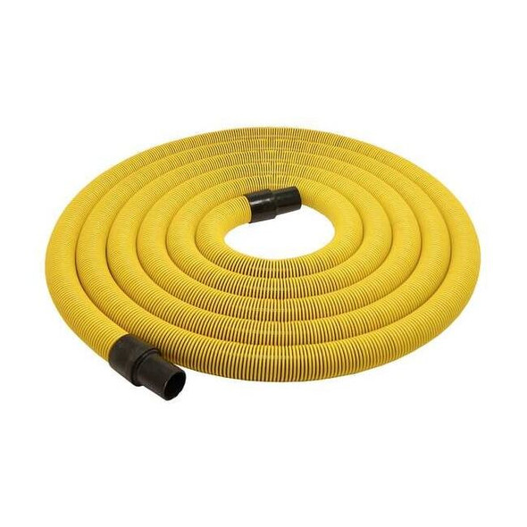 Dustless Technologies Vacuum Hose,25 ft L,Yellow,Polyethylene H0946
