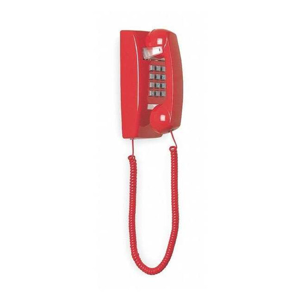 Cetis Standard Wall Phone,Red,Plastic 2554E (Red)