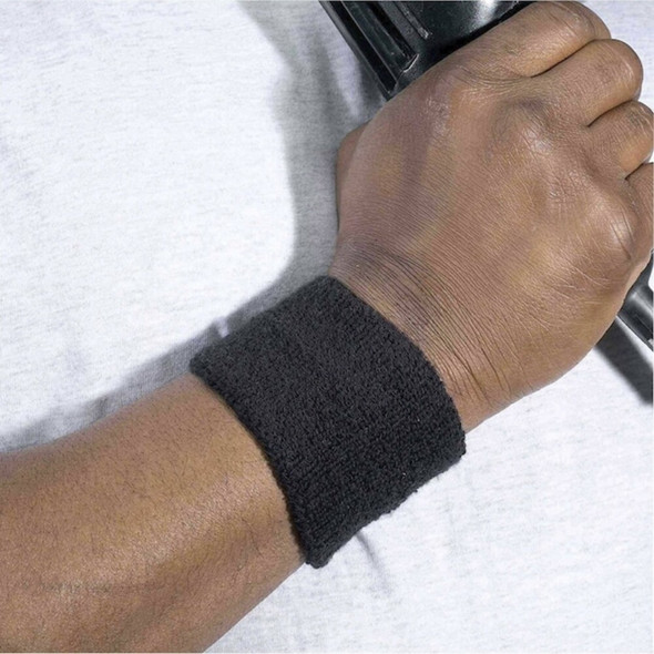 Ergodyne Wrist Swestband,Black,Universal,PK2 6500