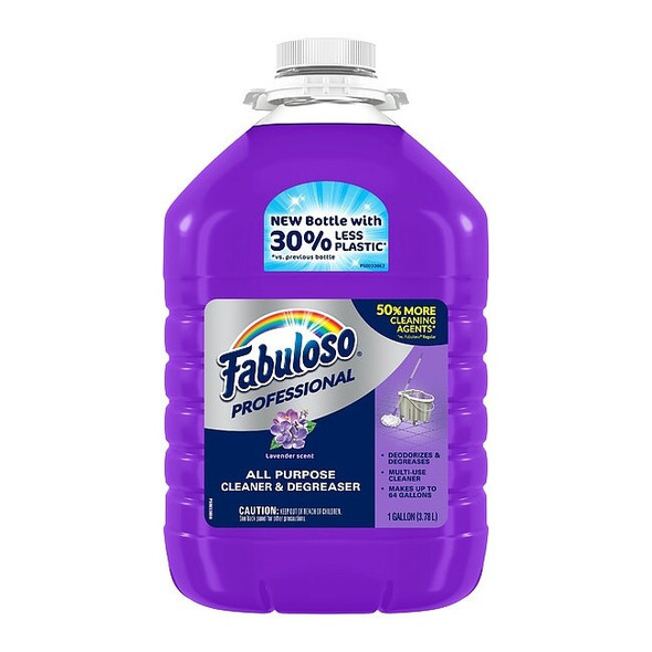 Fabuloso All-purpose Cleaner/Degreaser, Jug, 1 gal, Lavender, 4 PK US05253A