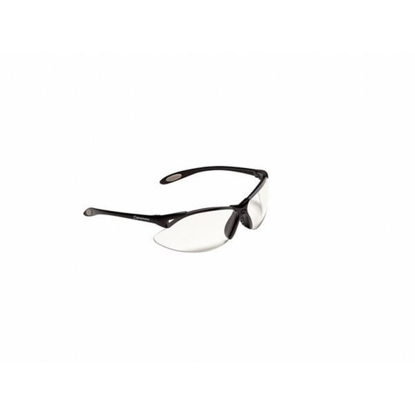 A900, Safety Glasses, Anti-Scratch, Clear Lens, Gray Frame, Half-Frame