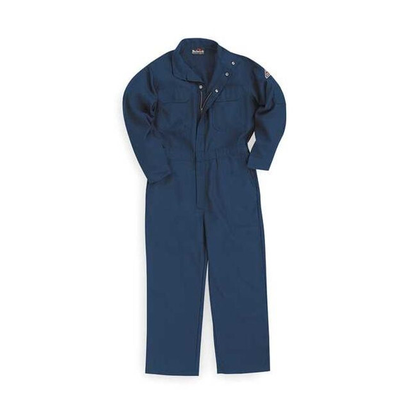 Coverall, 4.4 cal/sq cm ATPV, XL, 32 in Inseam, Nomex(R) IIIA, Zipper