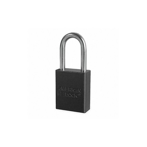 American Lock Lockout Padlock,KA,Black,1-7/8"H A1106KABLK35687 American Lock Lockout Padlock,KA,Black,1-7/8"H A1106KABLK35687