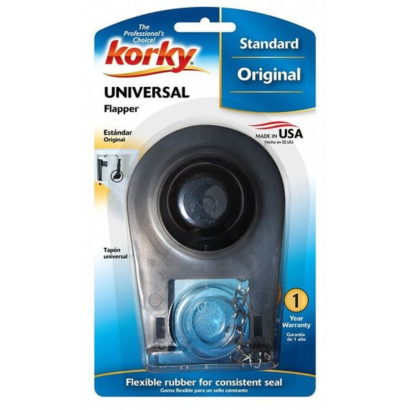 Korky Toilet Flapper, Black 54BP
