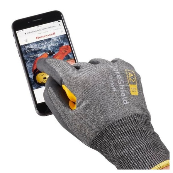 Cut-Resistant Gloves, Cut Level A2 ,Dipped ,Nitrile ,Smooth ,XS 1 PR  22-7518B/6XS