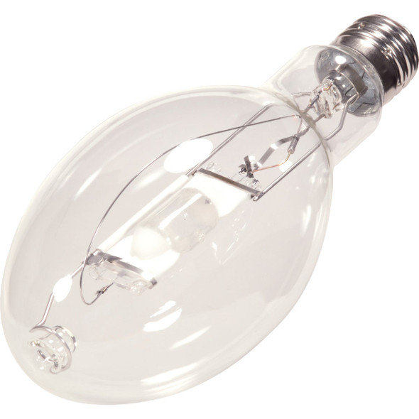 Satco 400W Clear ED37 Mogul Screw Metal Halide High-Intensity Light Bulb S5833